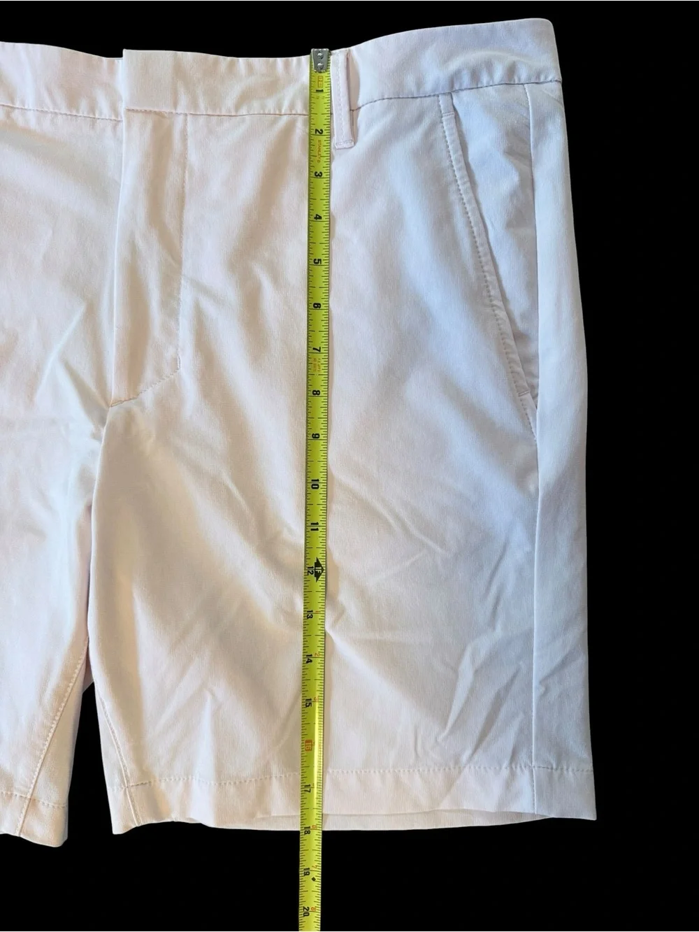 All in Motion Men’s Chino Golf Shorts 38 Pink Performance Stretch Flat Front